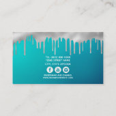 ソーシャルメディアのアイコン – -Glam & Business Card 名刺 (裏面)