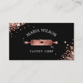 ソーシャルメディアのアイコンPastry Chefベーカリー転がズピン 名刺 (正面)