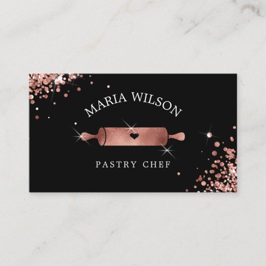 ソーシャルメディアのアイコンPastry Chefベーカリー転がズピン 名刺 (正面)