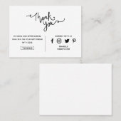 ソーシャルメディアのコードアイコンをプロモーションしていただきありがとうございます 名刺 (正面/裏面)