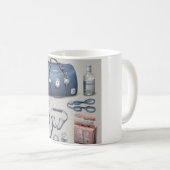 ソーシャルメディアのスポットライト:輝く明るいマグカップ コーヒーマグカップ (正面右)