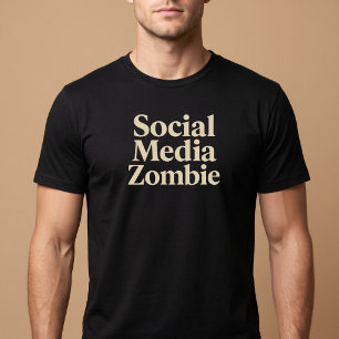 ソーシャルメディアのゾンビ Tシャツ
