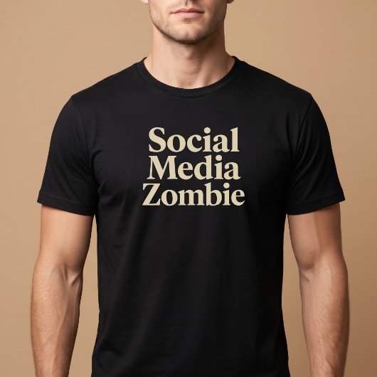 ソーシャルメディアのゾンビ Tシャツ