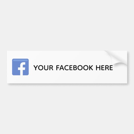 ソーシャルメディアのバンパーステッカー バンパーステッカー (正面)