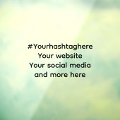 ソーシャルメディアのプロモーション用 ウィンドウサイン (シート3)