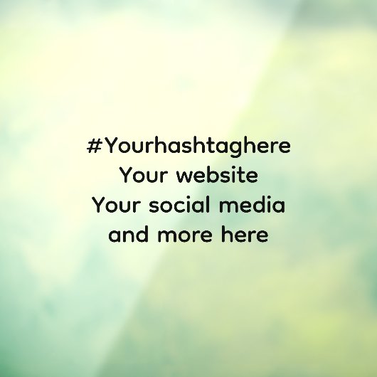 ソーシャルメディアのプロモーション ウィンドウサイン (シート3)