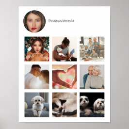 ソーシャルメディアのプロモーション ポスター