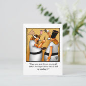 ソーシャルメディアのユーモアのはがき「斑点」 ポストカード (スタンド正面)