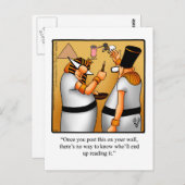 ソーシャルメディアのユーモアのはがき「斑点」 ポストカード (正面/裏面)