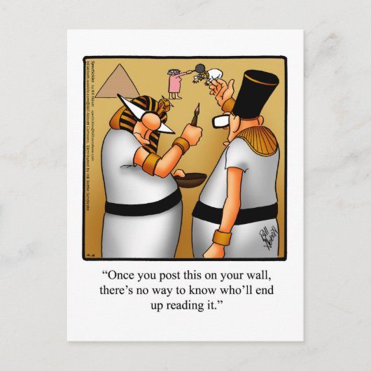 ソーシャルメディアのユーモアのはがき「斑点」 ポストカード (正面)