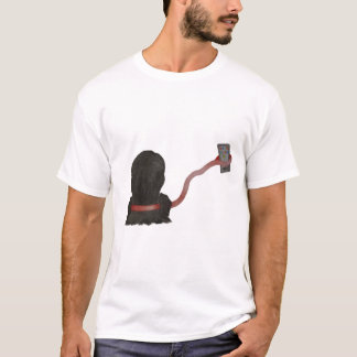 ソーシャルメディアのリードを切る Tシャツ