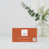 ソーシャルメディアのロゴ写真QRコードブロガーバラ 名刺 (スタンド正面)