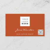 ソーシャルメディアのロゴ写真QRコードブロガーバラ 名刺 (正面)