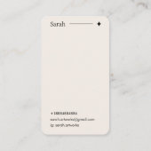 ソーシャルメディアの名刺に接続 名刺 (裏面)