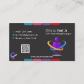 ソーシャルメディアの名刺11 名刺 (正面)