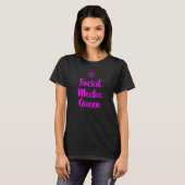 ソーシャルメディアの女王 Tシャツ (正面フル)