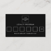 ソーシャルメディアのQRコードと私たちとモダン接続 ロイヤリティカード (裏面)