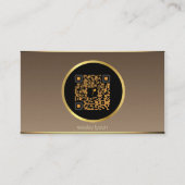 ソーシャルメディアのqrコードビジネスカード 名刺 (正面)