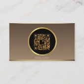 ソーシャルメディアのqrコードビジネスカード 名刺 (正面)