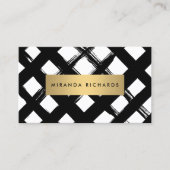 ソーシャルメディアはっきりしたを使ったブラシストロークの増加 名刺 (正面)