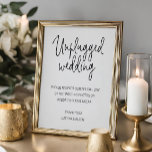 ソーシャルメディアへの投稿が未接続結婚の ポスター<br><div class="desc">この詰めモダン込ま結婚されていないポスターは、手書き文字とフォントブロック文字が混在した白黒のミニマルシンプルリストスタイルを特徴とする。ソーシャルメディア頼から個人結婚の自由を得るた結婚め、あなたのゲストに最適である。</div>