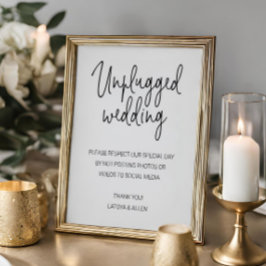 ソーシャルメディアへの投稿禁止 - アンシャットウェディング ポスター