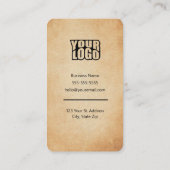 ソーシャルメディアを使用してUs名刺と接続 名刺 (裏面)