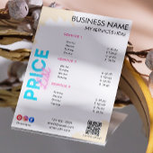 ソーシャルメディアアイコン一覧サービスQrコード チラシ