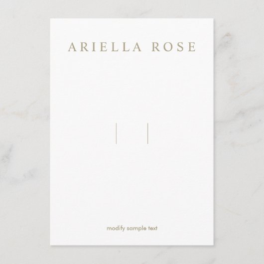 ソーシャルメディアアイコン付きヘアボウのクリップ エンクロージャーカード (正面)