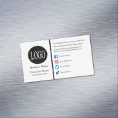 ソーシャルメディアアイコン名刺マグネット マグネット名刺 (インサイチュ)