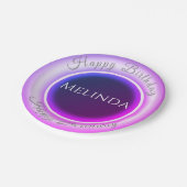 ソーシャルメディアインフルエンサー光リングや輪紙プレート ペーパープレート (アングル)