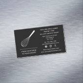 ソーシャルメディアウィスクベイカーベーカリーベイクショップケータリング マグネット名刺 (インサイチュ)