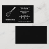 ソーシャルメディアウィスクベイカーベーカリーベイクショップケータリング 名刺 (正面/裏面)