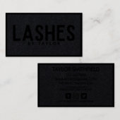 ソーシャルメディアエレガントのモダン混乱 名刺 (正面/裏面)