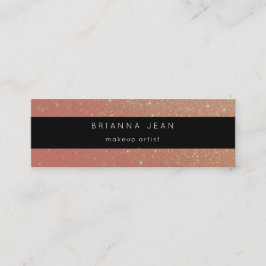 ソーシャルメディアオール&ウェブサイトピンクグリッター スキニー名刺