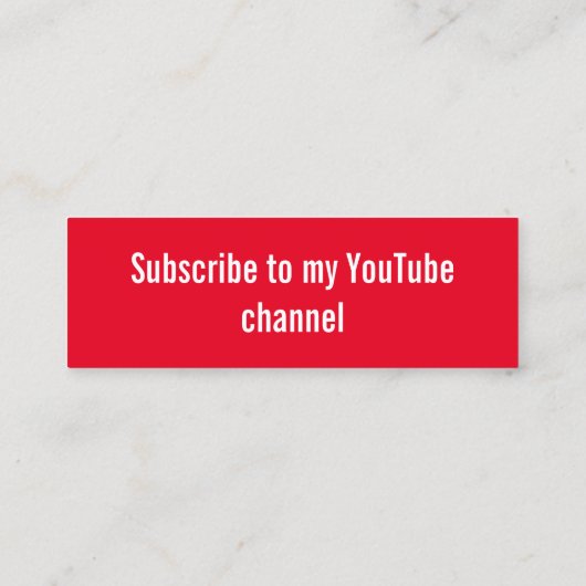 ソーシャルメディアカード スキニー名刺 (裏面)