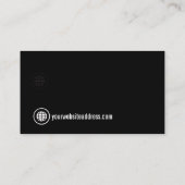 ソーシャルメディアシンボルqrコード名刺 名刺 (裏面)