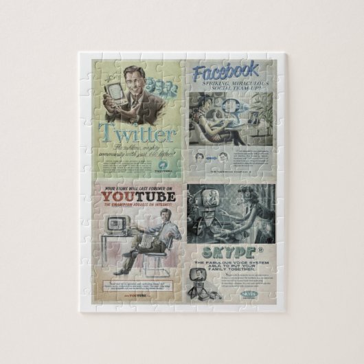 ソーシャルメディアジグソーパズル ジグソーパズル (縦)