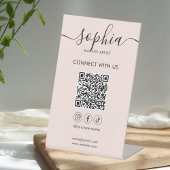 ソーシャルメディアスクリプトで接続 台座サイン