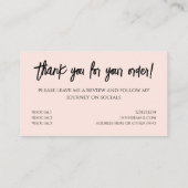 ソーシャルメディアストアQRコード割引あり 名刺 (裏面)