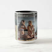 ソーシャルメディアストーリー最高のの友人写真 マグカップ (中央)