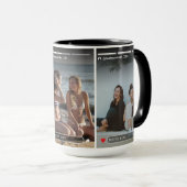 ソーシャルメディアストーリー最高のの友人写真 マグカップ (正面右)