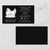 ソーシャルメディアチキンエッグファーム農家ファームハウス 名刺 (正面/裏面)