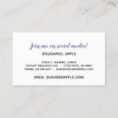 ソーシャルメディアトレンディー 名刺 (裏面)