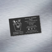 ソーシャルメディアハウス清掃サービス清掃員 マグネット名刺 (インサイチュ)