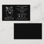 ソーシャルメディアハウス清掃サービス清掃員 名刺 (正面/裏面)