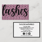 ソーシャルメディアバタフライが爪、 ネイル 名刺 (正面/裏面)