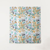 ソーシャルメディアパターンタペストリー タペストリー (正面)