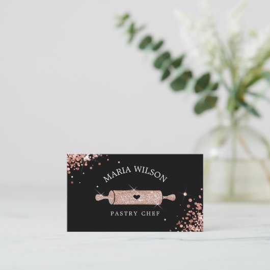 ソーシャルメディアパティシシェフベーカリー転がズピン 名刺 (スタンド正面)