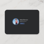 ソーシャルメディアパーソナルフィットネストレーナープロファイルページ 名刺 (裏面)